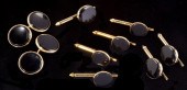 Assembled Gold and Onyx Dress