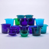 ASSEMBLED GROUP OF BLUE AND GR