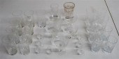 ASSEMBLED GROUP OF CRYSTAL BAR