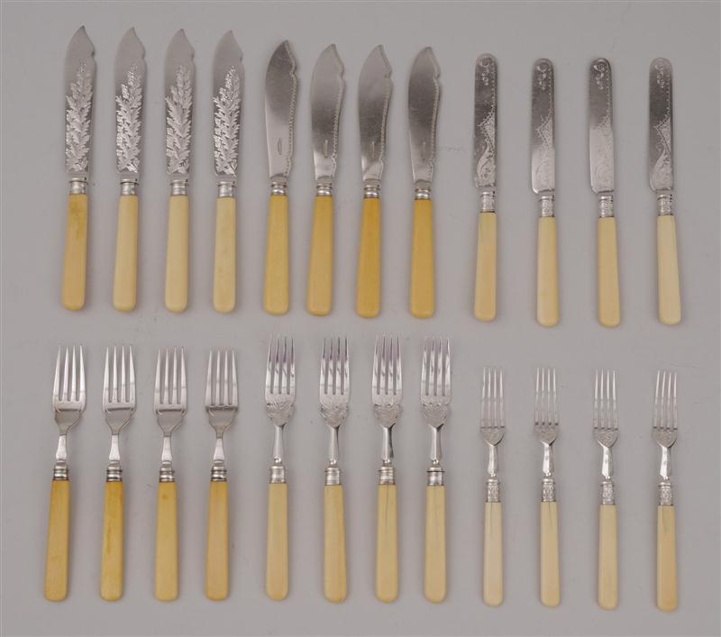 ASSEMBLED GROUP OF ENGLISH FAUX