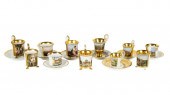 ASSEMBLED GROUP OF KPM PORCELA