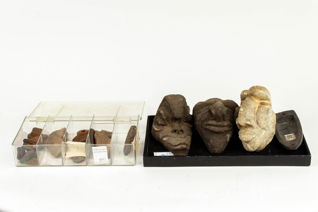 ASSEMBLED GROUP OF OCEANIC STONE