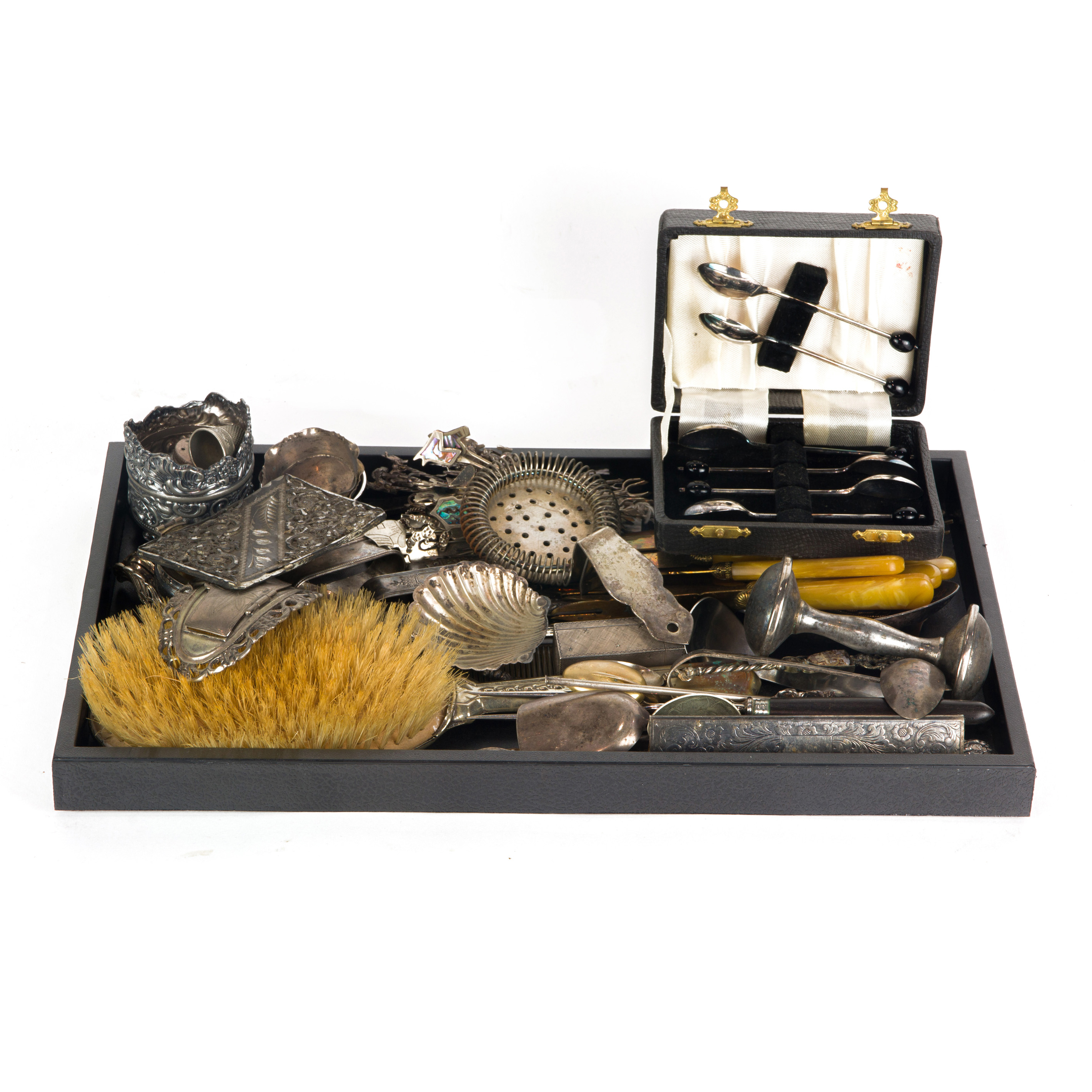 ASSEMBLED GROUP OF SILVERPLATE