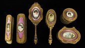 ASSEMBLED GUILLOCHE ENAMEL AND