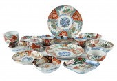 ASSEMBLED IMARI PORCELAIN SERV