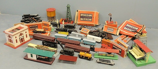 Assembled Lionel train set c.1950