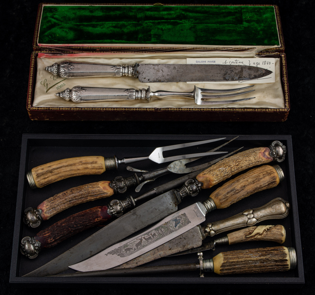 ASSEMBLED (LOT OF 12) CARVING
