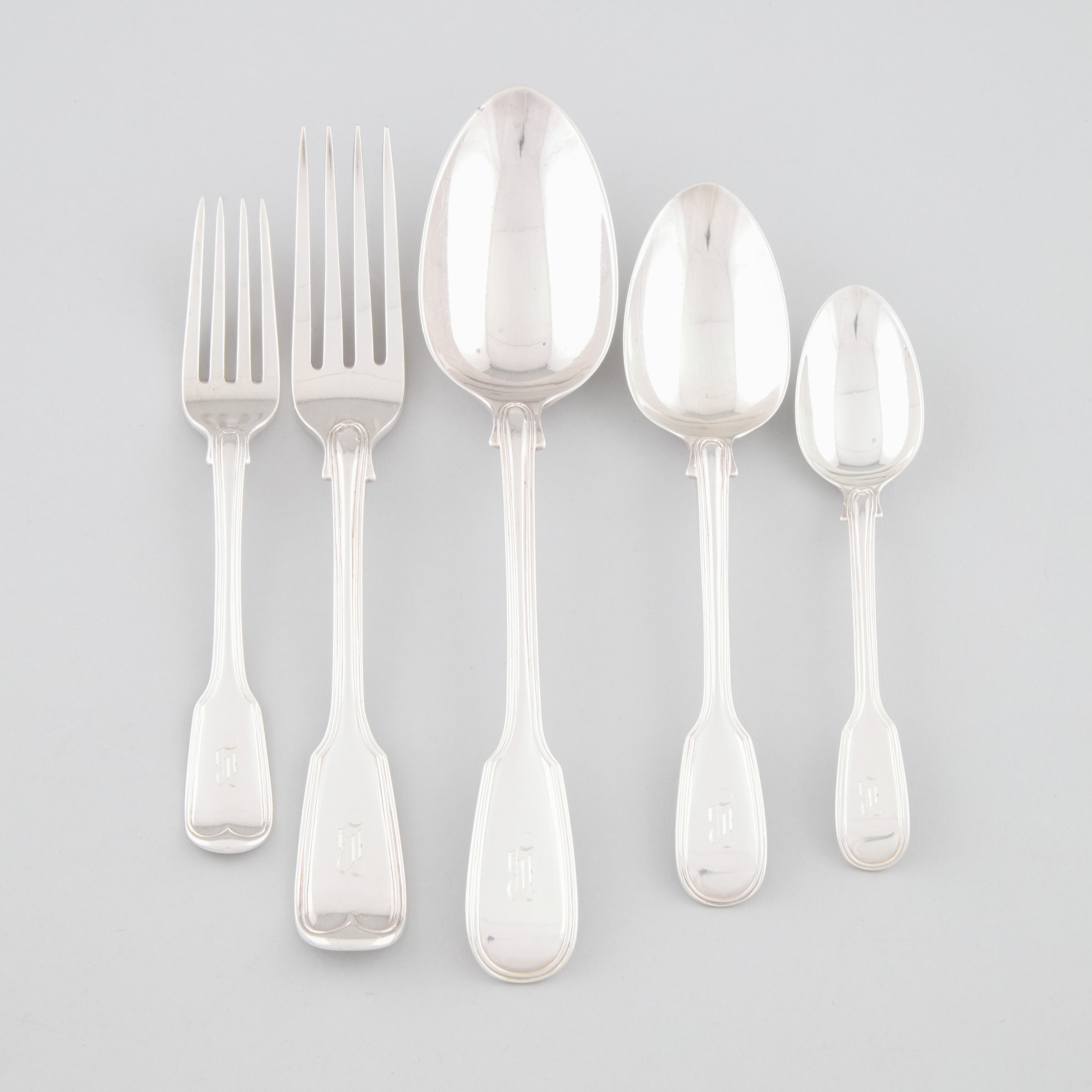 Assembled Mainly Victorian Silver