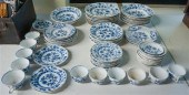 ASSEMBLED MEISSEN 'BLUE ONION'