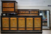 ASSEMBLED MING STYLE DECORATED