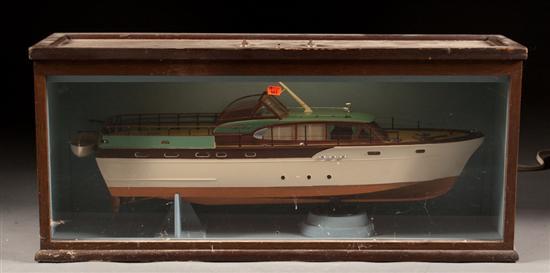 Assembled painted plastic model