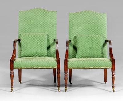 Assembled pair fine Federal lolling