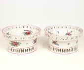 ASSEMBLED PAIR OF FRENCH FAIEN