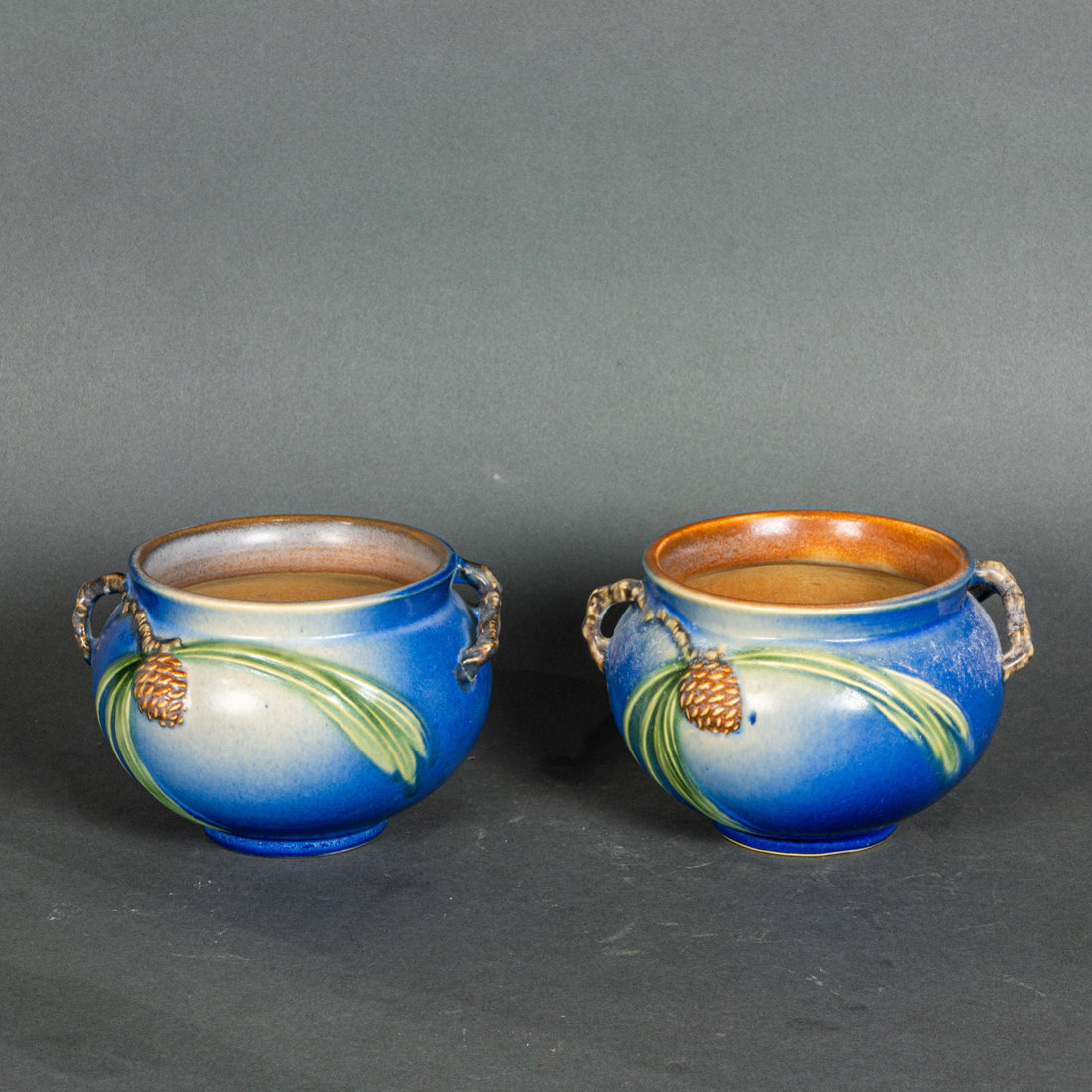 ASSEMBLED PAIR OF ROSEVILLE POTTERY