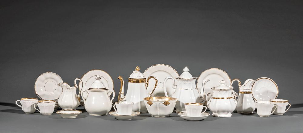 ASSEMBLED PARIS PORCELAIN TEA AND