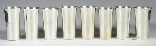 ASSEMBLED SET 8 STERLING SILVER