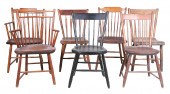 Assembled set of 7 + 1  bamboo
