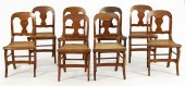 ASSEMBLED SET OF EIGHT ANTIQUE
