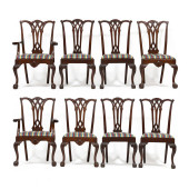 ASSEMBLED SET OF EIGHT CHIPPEN