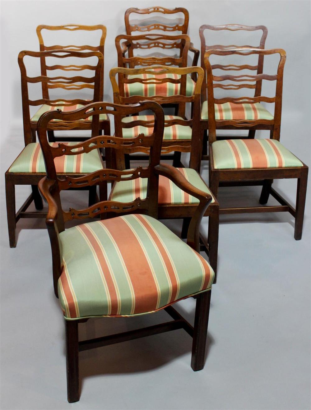 ASSEMBLED SET OF EIGHT GEORGE III