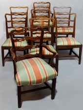 ASSEMBLED SET OF EIGHT GEORGE