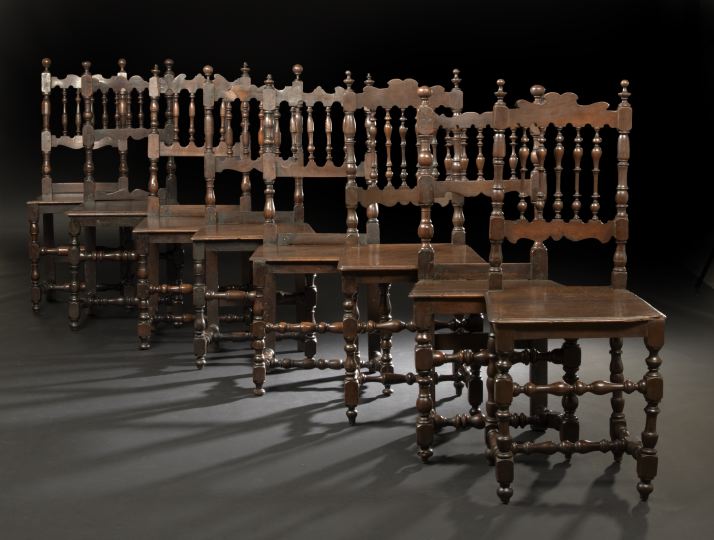 Assembled Set of Eight Spanish