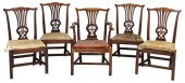 ASSEMBLED SET OF FIVE CHIPPEND