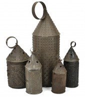 ASSEMBLED SET OF FIVE GRADUATE