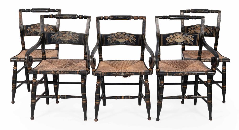 ASSEMBLED SET OF FIVE HITCHCOCK