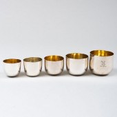 ASSEMBLED SET OF GEORGIAN SILV