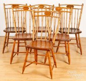 ASSEMBLED SET OF SIX BUTTERFLY