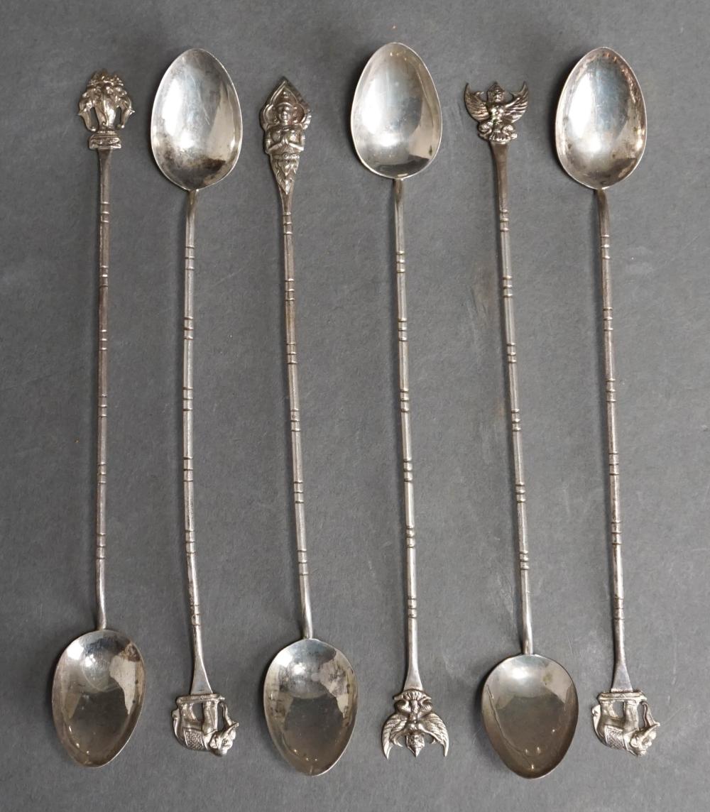 ASSEMBLED SET OF SIX INDIAN
