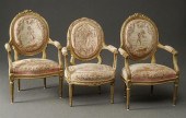 ASSEMBLED SET OF SIX LOUIS XVI