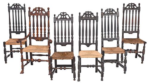 ASSEMBLED SET OF SIX NEW ENGLAND