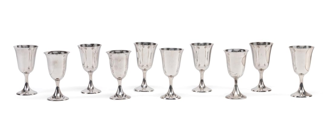 ASSEMBLED SET OF TEN AMERICAN