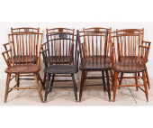 ASSEMBLED SET OF WINDSOR ARMCH