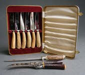 ASSEMBLED STAG HANDLE TABLE SE