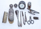 ASSEMBLED STERLING DRESSER SET