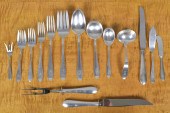 ASSEMBLED STERLING FLATWARE LO