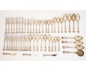Assembled sterling silver flat
