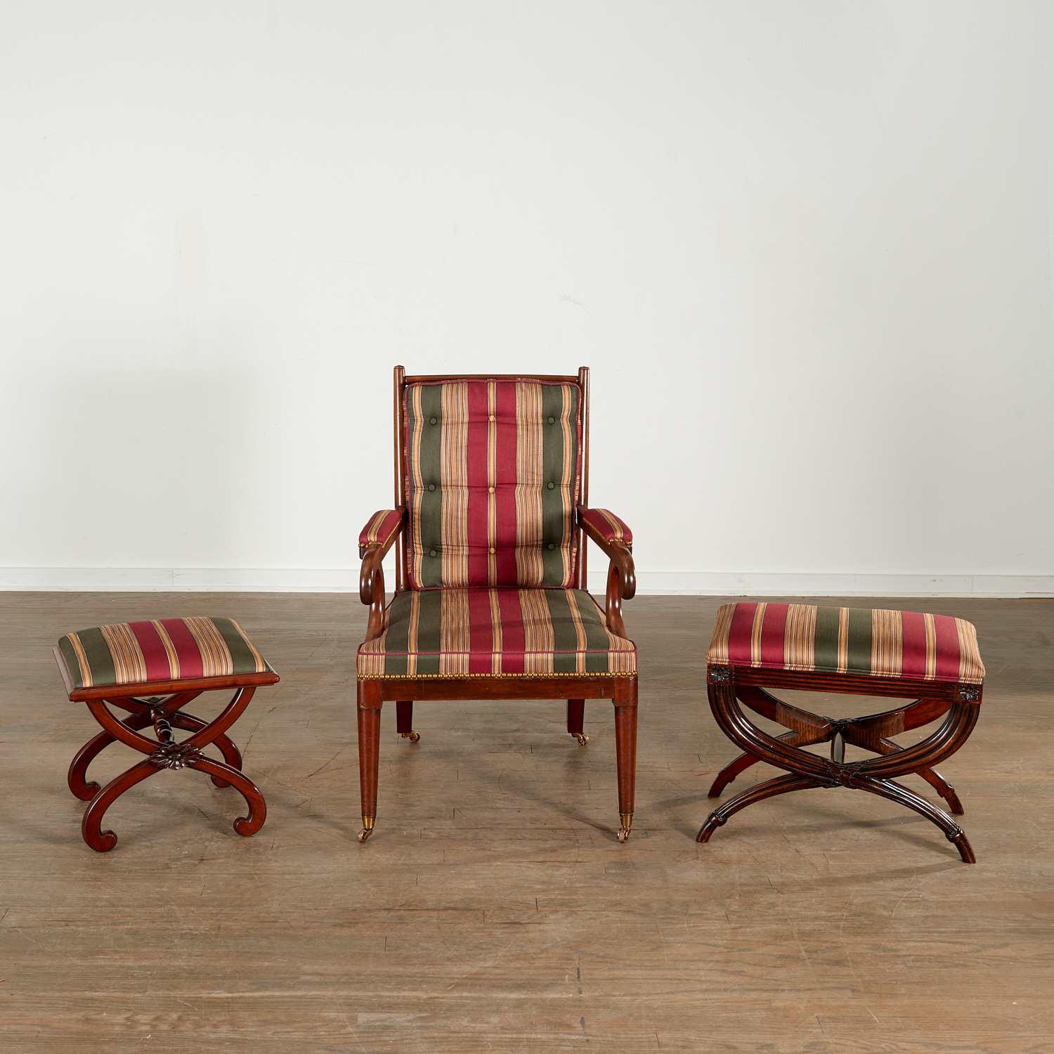 ASSEMBLED SUITE ENGLISH MAHOGANY