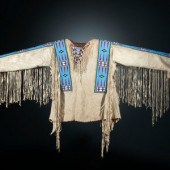 Assiniboine Beaded Hide Shirt
