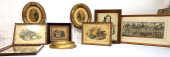 ASSORTED 19TH C FRAMED HAND CO