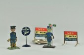ASSORTED AD ITEMS Tin lot incl