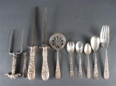 Assorted American repousse ste