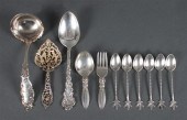 Assorted American sterling sil