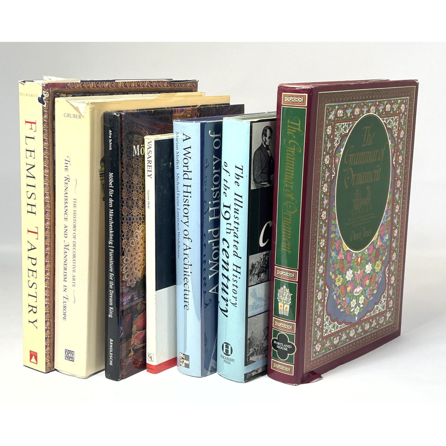 Assorted art books. architecture,
