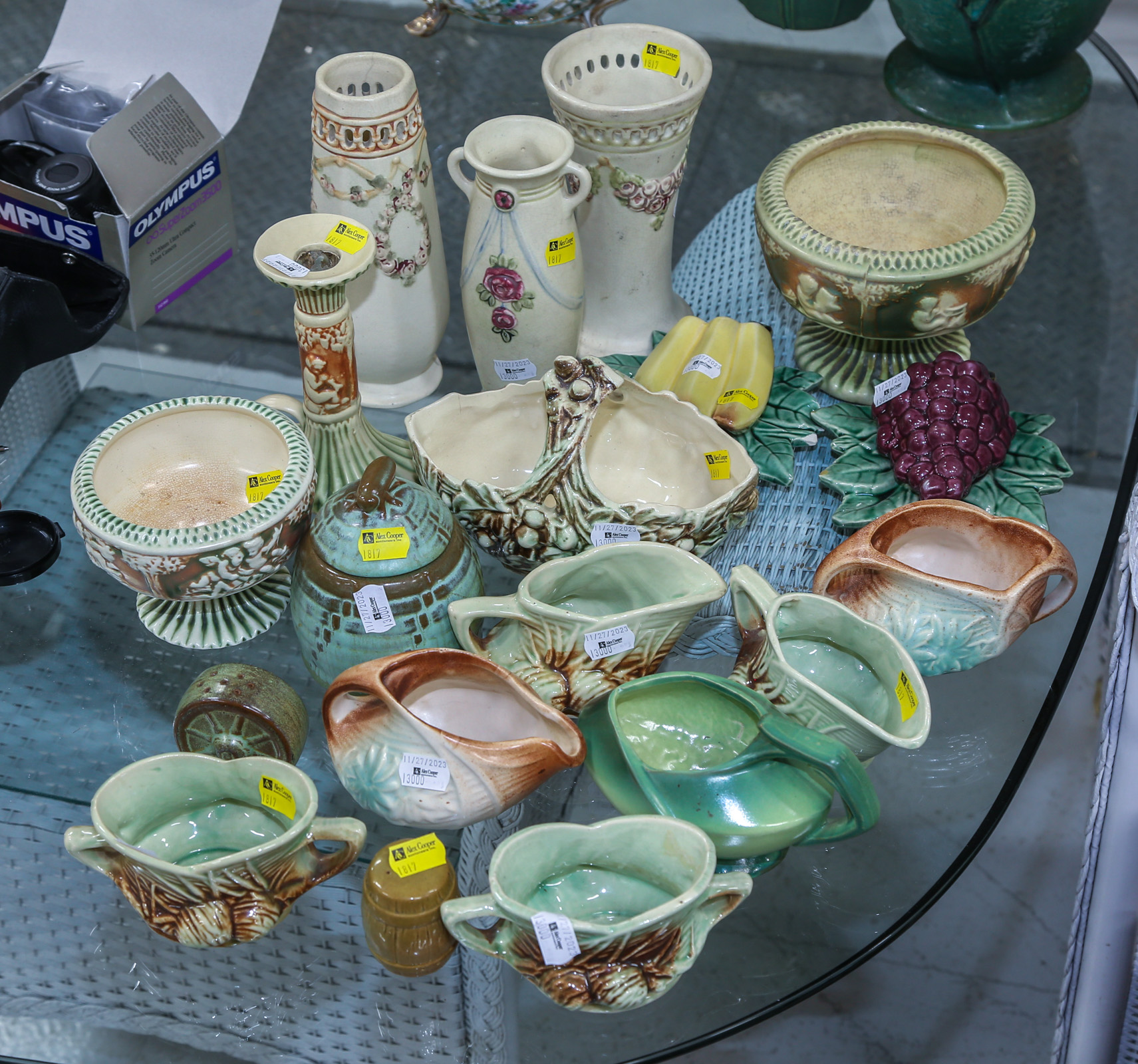 ASSORTED ART POTTERY Primarily