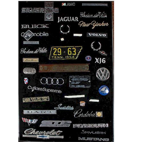 ASSORTED AUTOMOBILE ITEMSA glass