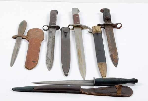 Assorted Bayonets and Knives Lot of